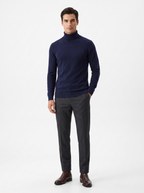 Men's Sweater | Wool-Blend Pullover with Lapel Neck for Casual Wear