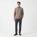 Men's Ribbed Half Zip Sweater | Soft Knit for Everyday Comfort