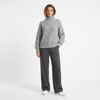 Women's Wool-Blend Turtleneck Sweater | Thick Knit Warm Layer